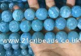 CAA5148 15.5 inches 18mm round dragon veins agate beads wholesale