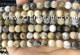 CAA5257 15.5 inches 8mm round dendrite agate beads wholesale