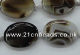 CAA531 15.5 inches 22*30mm oval madagascar agate gemstone beads