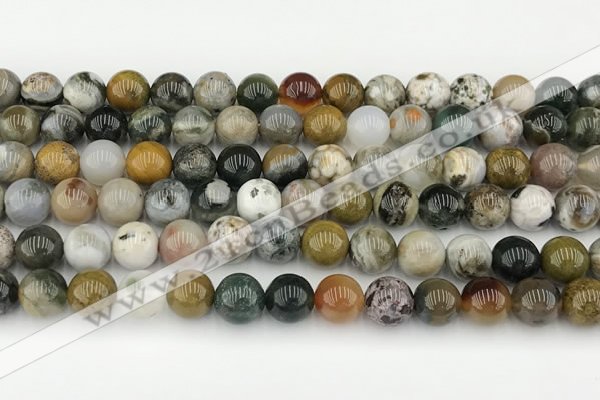 CAA5331 15.5 inches 8mm round ocean agate beads wholesale