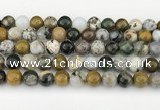 CAA5332 15.5 inches 10mm round ocean agate beads wholesale