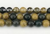 CAA5335 15.5 inches 14mm round ocean agate beads wholesale