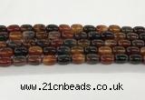 CAA5350 15.5 inches 10*14mm drum agate gemstone beads