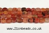 CAA5373 15.5 inches 10*12mm - 11*16mm faceted nuggets agate beads