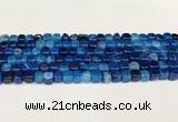 CAA5382 15.5 inches 6*7mm - 8*8mm nuggets agate gemstone beads