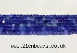 CAA5384 15.5 inches 6*7mm - 8*8mm nuggets agate gemstone beads