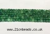 CAA5385 15.5 inches 6*7mm - 8*8mm nuggets agate gemstone beads