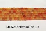 CAA5388 15.5 inches 6*7mm - 8*8mm nuggets agate gemstone beads