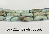 CAA5398 15.5 inches 15*40mm rice agate gemstone beads