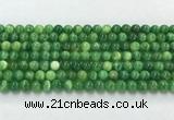 CAA5405 15.5 inches 6mm round peacock  serpntine gemstone  beads wholesale