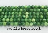 CAA5406 15.5 inches 8mm round peacock serpntine gemstone beads wholesale