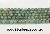 CAA5416 15.5 inches 10mm round agate gemstone beads