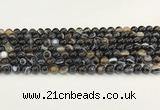 CAA5423 15.5 inches 6mm round agate gemstone beads