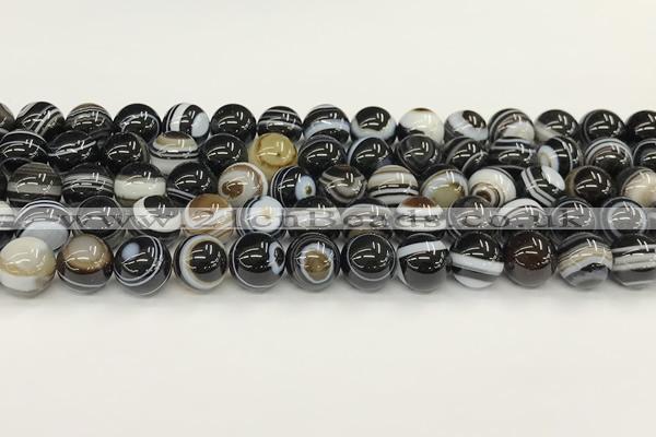 CAA5425 15.5 inches 10mm round agate gemstone beads