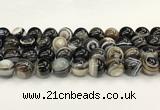 CAA5427 15.5 inches 14mm round agate gemstone beads