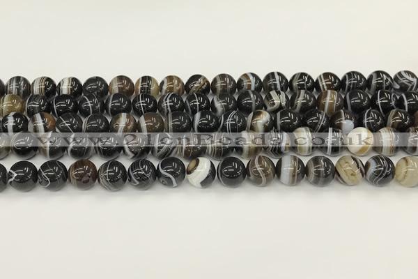 CAA5429 15.5 inches 10mm round agate gemstone beads