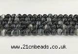 CAA5432 15.5 inches 10mm round agate gemstone beads