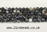 CAA5434 15.5 inches 12mm round agate gemstone beads