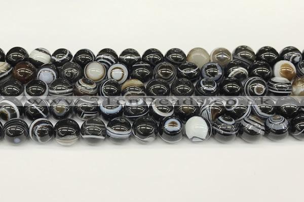 CAA5434 15.5 inches 12mm round agate gemstone beads