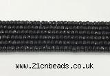 CAA5437 15.5 inches 6*8mm faceted rondelle agate gemstone beads