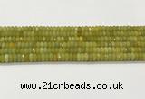 CAA5438 15.5 inches 6*8mm faceted rondelle agate gemstone beads