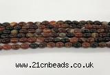 CAA5446 15.5 inches 8*12mm rice agate gemstone beads