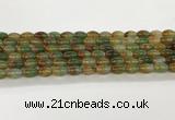 CAA5451 15.5 inches 8*12mm rice agate gemstone beads