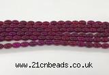 CAA5453 15.5 inches 8*12mm rice agate gemstone beads