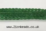 CAA5454 15.5 inches 8*12mm rice agate gemstone beads