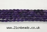 CAA5455 15.5 inches 8*12mm rice agate gemstone beads