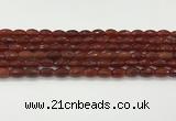 CAA5459 15.5 inches 8*12mm faceted rice agate beads