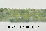 CAA5467 15.5 inches 8*12mm faceted rice agate beads