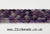 CAA5476 15.5 inches 8*12mm faceted rice agate beads