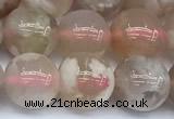 CAA5817 15 inches 10mm round sakura agate beads