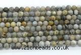 CAA6121 15.5 inches 6mm round bamboo leaf agate gemstone beads