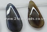 CAA625 top-drilled 25*50mm freeform dragon veins agate beads