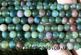 CAA6251 15 inches 6mm round Indian agate beads wholesale