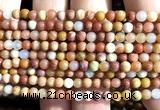 CAA6260 15 inches 4mm round wood jasper beads wholesale