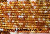 CAA6430 15 inches 4mm round red agate beads wholesale
