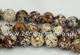 CAA752 15.5 inches 12mm round wooden agate beads wholesale