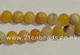 CAA88 15.5 inches 8mm round botswana agate gemstone beads