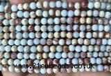 CAB1010 15 inches 4mm round blue agalmatolite beads wholesale