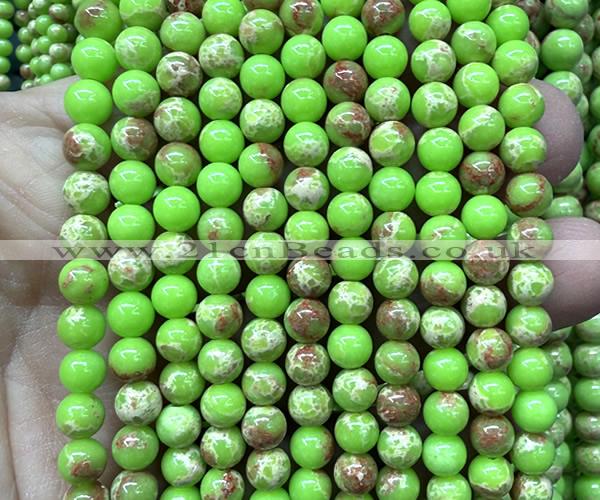 CAB1036 15 inches 6mm round agalmatolite beads wholesale
