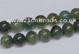 CAB384 15.5 inches 8mm round moss agate gemstone beads wholesale