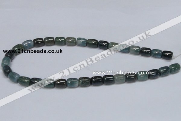 CAB392 15.5 inches 10*12mm column moss agate gemstone beads wholesale