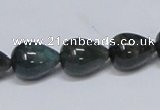 CAB396 15.5 inches 12*16mm teardrop moss agate gemstone beads