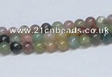 CAB431 15.5 inches 5mm round indian agate gemstone beads wholesale