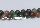 CAB432 15.5 inches 7mm round indian agate gemstone beads wholesale