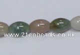 CAB439 15.5 inches 9*12mm rice indian agate gemstone beads wholesale