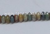 CAB440 15.5 inches 4*8mm rondelle indian agate gemstone beads